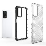 For Xiaomi Redmi Note 12 Pro 4G / 11 Pro 4G (MediaTek) / Note 11 Pro 5G (Qualcomm) Honeycomb Textured Soft TPU + Hard PC Phone Case Hybrid Protective Cover