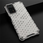 For Xiaomi Redmi Note 12 Pro 4G / 11 Pro 4G (MediaTek) / Note 11 Pro 5G (Qualcomm) Honeycomb Textured Soft TPU + Hard PC Phone Case Hybrid Protective Cover