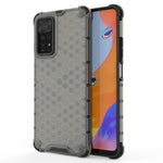 For Xiaomi Redmi Note 12 Pro 4G / 11 Pro 4G (MediaTek) / Note 11 Pro 5G (Qualcomm) Honeycomb Textured Soft TPU + Hard PC Phone Case Hybrid Protective Cover