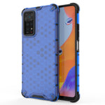 For Xiaomi Redmi Note 12 Pro 4G / 11 Pro 4G (MediaTek) / Note 11 Pro 5G (Qualcomm) Honeycomb Textured Soft TPU + Hard PC Phone Case Hybrid Protective Cover