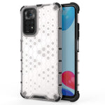 For Xiaomi Redmi Note 11 4G (Qualcomm)/Note 11S 4G Soft TPU + Hard PC Case Honeycomb Textured Anti-scratch Phone Cover