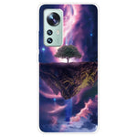 For Xiaomi 12/12X/12S 5G IMD Workmanship Phone Case Soft TPU Shock Absorption Slim Pattern Printing Protective Cover