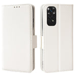 For Xiaomi Redmi Note 11 4G (Qualcomm) / Redmi Note 11S 4G Litchi Texture PU Leather Wallet Case Stand Magnetic Closure Shockproof Phone Cover