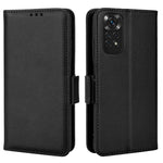 For Xiaomi Redmi Note 11 4G (Qualcomm) / Redmi Note 11S 4G Litchi Texture PU Leather Wallet Case Stand Magnetic Closure Shockproof Phone Cover