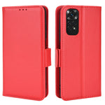 For Xiaomi Redmi Note 11 4G (Qualcomm) / Redmi Note 11S 4G Litchi Texture PU Leather Wallet Case Stand Magnetic Closure Shockproof Phone Cover