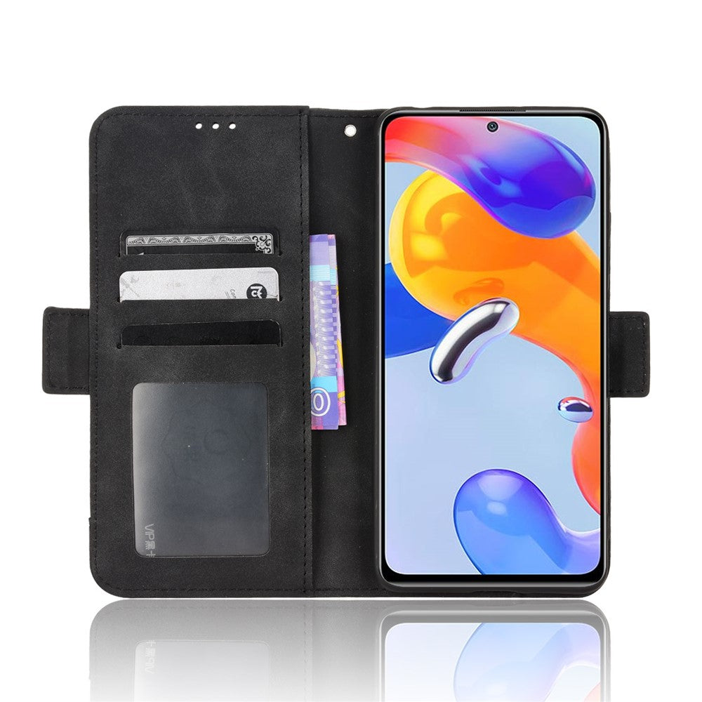 Xiaomi Redmi Note 11 Pro 4G (MediaTek) / Note 11 Pro 5G (Qualcomm) / Note 12 Pro 4G / Note 11E Pro 5G pungfodral i PU-læder med stativ, magnetlukning, stødsikkert etui med flere kortpladser