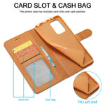 LC.IMEEKE Läderfodral till Xiaomi Redmi Note 11 4G (Qualcomm)/Redmi Note 11S 4G Folio Flip Plånboksfodral