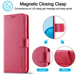 LC.IMEEKE Leather Wallet Phone Case for Xiaomi Redmi Note 12 Pro 4G / 11 Pro 4G (MediaTek) / Note 11 Pro 5G (Qualcomm) with Adjustable Stand