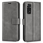 Xiaomi Redmi Note 11 4G (Qualcomm) / Redmi Note 11S 4G Fullt skydd, texturerat PU-läder, plånboksfodral, stativ, magnetiskt folio-fodral, mobilskal