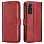 Xiaomi Redmi Note 11 4G (Qualcomm) / Redmi Note 11S 4G Fullt skydd, texturerat PU-läder, plånboksfodral, stativ, magnetiskt folio-fodral, mobilskal