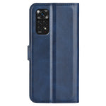 For Xiaomi Redmi Note 11 4G (Qualcomm) / Redmi Note 11S 4G Full Protection Textured PU Leather Wallet Case Stand Magnetic Folio Phone Cover