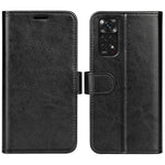 For Xiaomi Redmi Note 11 4G (Qualcomm) / Redmi Note 11S 4G PU Leather Wallet Flip Phone Case Crazy Horse Texture Magnetic Closure Stand Cover