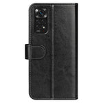 For Xiaomi Redmi Note 11 4G (Qualcomm) / Redmi Note 11S 4G PU Leather Wallet Flip Phone Case Crazy Horse Texture Magnetic Closure Stand Cover