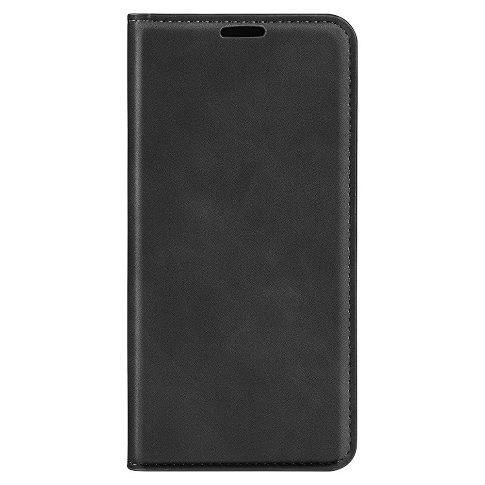 For Xiaomi Redmi Note 11 4G (Qualcomm) / Redmi Note 11S 4G Skin-touch Feeling PU Leather Phone Case Flip Wallet Magnetic Auto-absorbed Stand Cover
