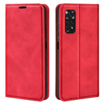 Xiaomi Redmi Note 11 4G (Qualcomm) / Redmi Note 11S 4G-cover i hudvenligt PU-læder, sammenfoldeligt pungcover, magnetisk med selvholdende stativ