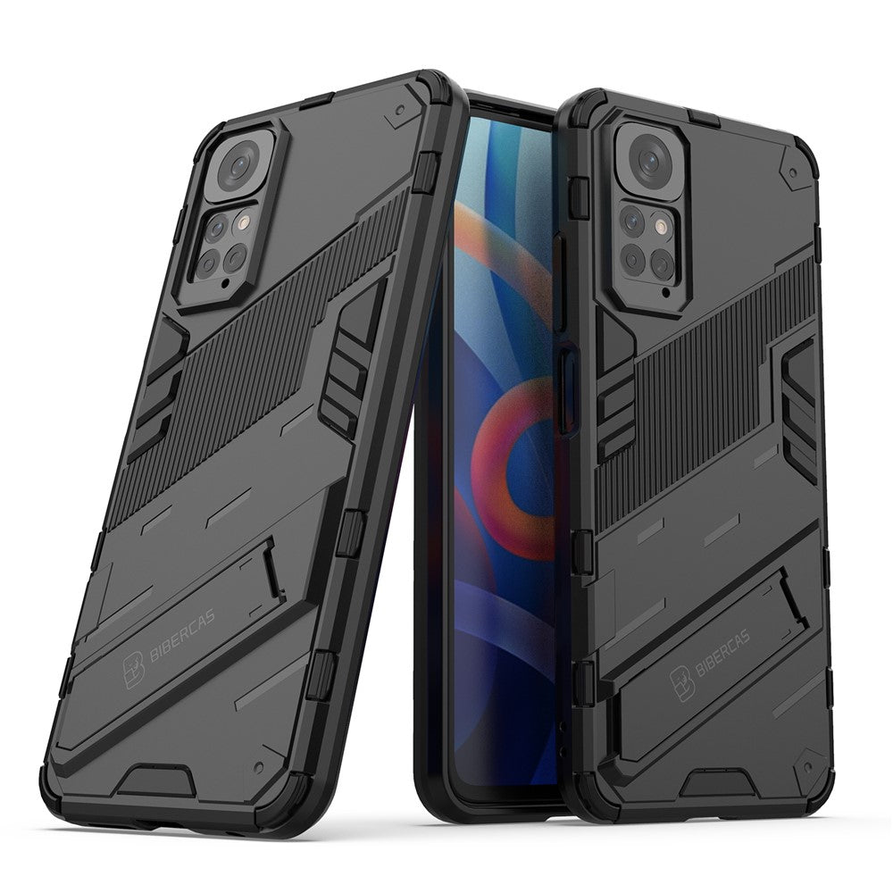 Xiaomi Redmi Note 11 4G (Qualcomm) / Redmi Note 11S 4G PC + TPU hybridmobilskal med vikbart stativdesign