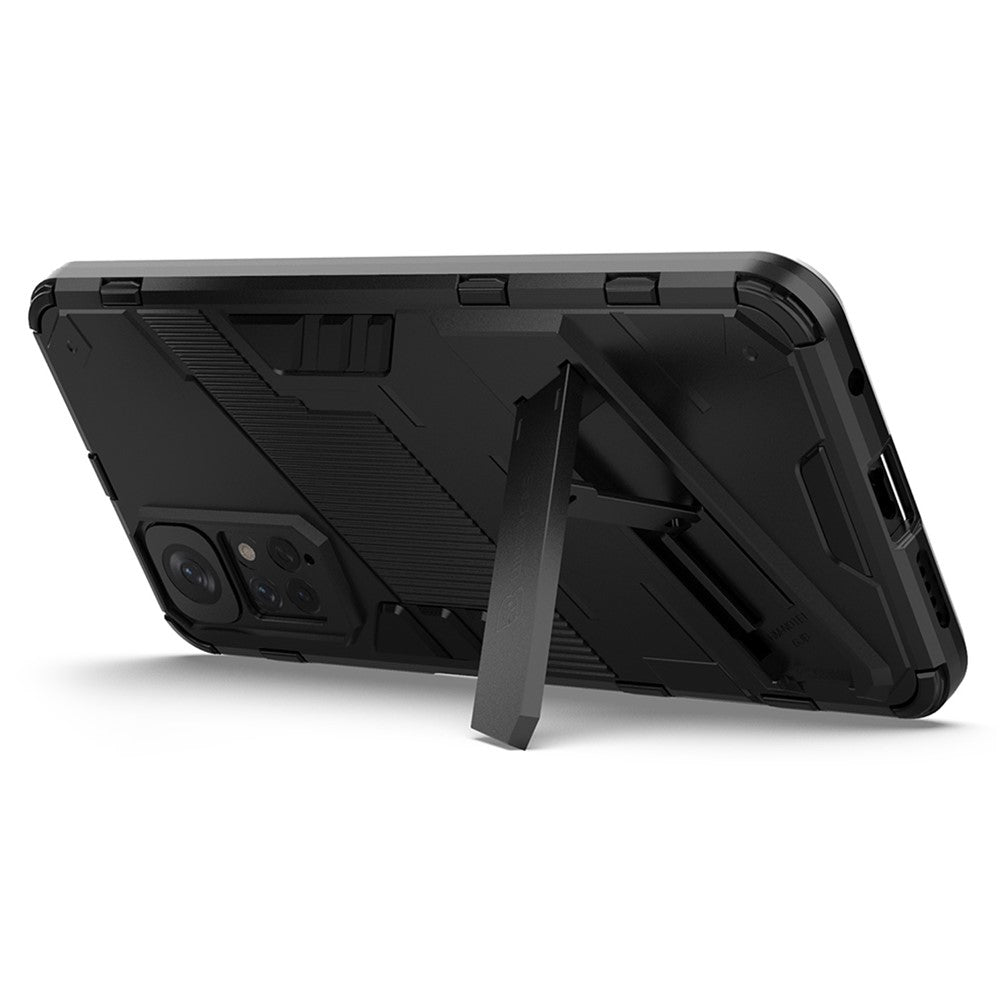 Xiaomi Redmi Note 11 4G (Qualcomm) / Redmi Note 11S 4G PC + TPU hybridmobilskal med vikbart stativdesign