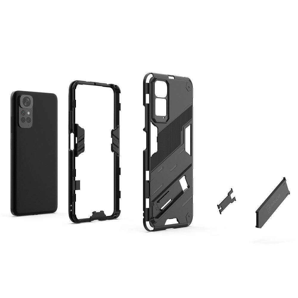 Xiaomi Redmi Note 11 4G (Qualcomm) / Redmi Note 11S 4G PC + TPU hybridmobilskal med vikbart stativdesign