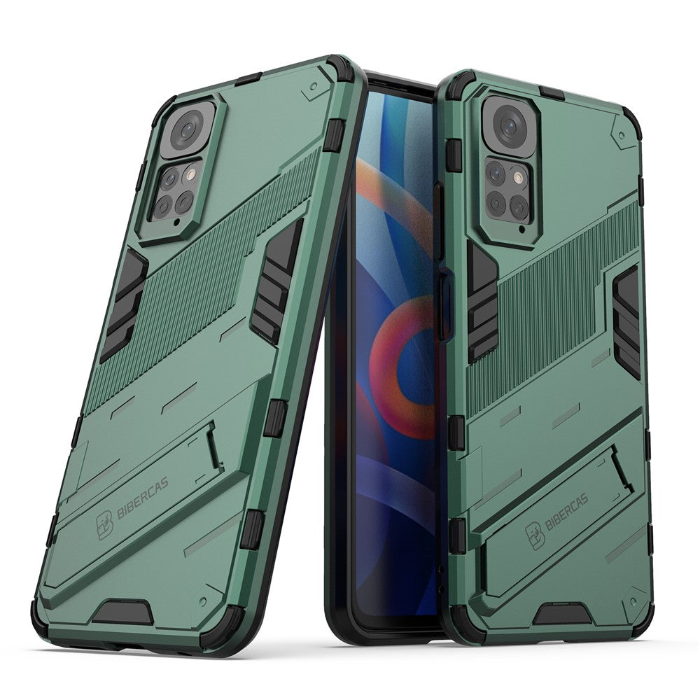 Xiaomi Redmi Note 11 4G (Qualcomm) / Redmi Note 11S 4G PC + TPU hybridmobilskal med vikbart stativdesign