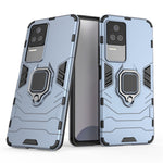 For Xiaomi Redmi K50 Pro/K50 Hard PC + Soft TPU Hybrid Cover Phone Protective Case with Ring Kickstand
