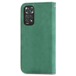 Xiaomi Redmi Note 11S 4G 2022 (Mediatek Helio G96) Retroskal i PU-läder med hudkänsla, korthållare, magnetiskt absorberande stativ, fällbart fodral