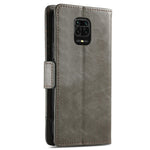 CASENEO 002 Series For Xiaomi Redmi Note 9 Pro/Note 9 Pro Max/Note 9S Splicing PU Leather Case Business Style Anti-drop Flip Folio Wallet Cover with Stand