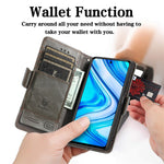 CASENEO 002 Series For Xiaomi Redmi Note 9 Pro/Note 9 Pro Max/Note 9S Splicing PU Leather Case Business Style Anti-drop Flip Folio Wallet Cover with Stand