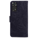 For Xiaomi Redmi Note 11S 4G / Redmi Note 11 4G (Qualcomm) Tiger Pattern Imprinted PU Leather Shockproof Wallet Case Magnetic Folio TPU Bumper Protector Cover