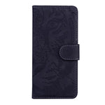 For Xiaomi Redmi Note 11S 4G / Redmi Note 11 4G (Qualcomm) Tiger Pattern Imprinted PU Leather Shockproof Wallet Case Magnetic Folio TPU Bumper Protector Cover