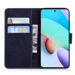 For Xiaomi Redmi Note 11S 4G / Redmi Note 11 4G (Qualcomm) Tiger Pattern Imprinted PU Leather Shockproof Wallet Case Magnetic Folio TPU Bumper Protector Cover