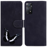 For Xiaomi Redmi Note 12 Pro 4G / 11 Pro 4G (MediaTek) / Note 11 Pro 5G (Qualcomm) Stand Function PU Leather Case Butterfly Pattern Printing Wallet Style Flip Cover