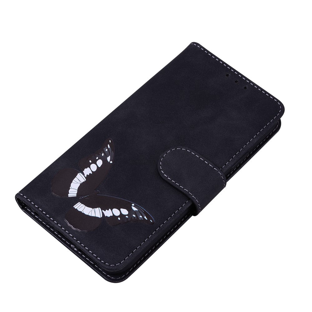 For Xiaomi Redmi Note 12 Pro 4G / 11 Pro 4G (MediaTek) / Note 11 Pro 5G (Qualcomm) Stand Function PU Leather Case Butterfly Pattern Printing Wallet Style Flip Cover