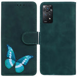 For Xiaomi Redmi Note 12 Pro 4G / 11 Pro 4G (MediaTek) / Note 11 Pro 5G (Qualcomm) Stand Function PU Leather Case Butterfly Pattern Printing Wallet Style Flip Cover