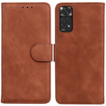 Xiaomi Redmi Note 11S 4G / Redmi Note 11 4G (Qualcomm) PU-läder plånboksfodral med fällbart skydd, horisontellt stativ, fallskyddande mobilfodral