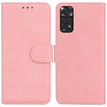 For Xiaomi Redmi Note 11S 4G / Redmi Note 11 4G (Qualcomm) PU Leather Wallet Flip Cover Horizontal Viewing Stand Anti-Fall Phone Case