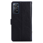 For Xiaomi Redmi Note 12 Pro 4G / 11 Pro 4G (MediaTek) / Note 11 Pro 5G (Qualcomm) PU Leather Magnetic Closure Zipper Pocket Wallet Stand Anti-fall Case Cover with Strap