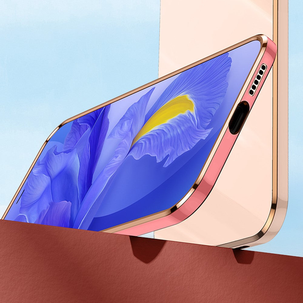 XINLI fleksibelt TPU-mobilcover til Xiaomi 12 Pro 5G/12S Pro 5G/12 Pro (Dimensity) 5G med præcis linseudskæring, stødsikkert cover og galvaniseret gylden kant