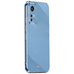 XINLI fleksibelt TPU-mobilcover til Xiaomi 12 Pro 5G/12S Pro 5G/12 Pro (Dimensity) 5G med præcis linseudskæring, stødsikkert cover og galvaniseret gylden kant