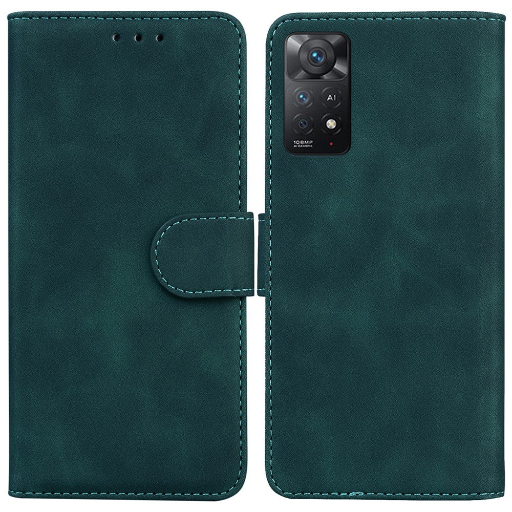 For Xiaomi Redmi Note 12 Pro 4G / 11 Pro 4G (MediaTek) / Note 11 Pro 5G (Qualcomm) PU Leather Wallet Cover Full Protection Stand Phone Shell