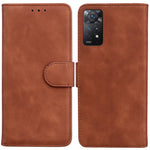 Xiaomi Redmi Note 12 Pro 4G / 11 Pro 4G (MediaTek) / Note 11 Pro 5G (Qualcomm) PU-läder plånboksfodral med full skyddsfunktion, stativ, mobilskal