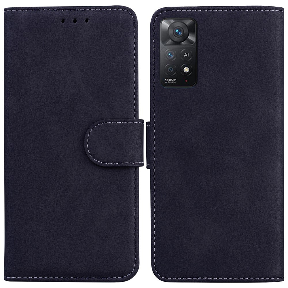 For Xiaomi Redmi Note 12 Pro 4G / 11 Pro 4G (MediaTek) / Note 11 Pro 5G (Qualcomm) PU Leather Wallet Cover Full Protection Stand Phone Shell
