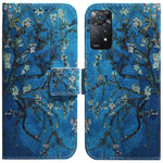 Xiaomi Redmi Note 12 Pro 4G / 11 Pro 4G (MediaTek) / Note 11 Pro 5G (Qualcomm) Magnetiskt stängningsmönstertryck PU-läder Folio Flip-fodral Plånboksfodral med stativfunktion mobilskydd
