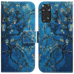 Xiaomi Redmi Note 11S 4G / Redmi Note 11 4G (Qualcomm) Plånboksfodral med mönstertryck, PU-läder, stativfunktion, fällbart fodral