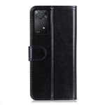 Xiaomi Redmi Note 12 Pro 4G / 11 Pro 4G (MediaTek) / Note 11 Pro 5G (Qualcomm) Crazy Horse Texture Läderfodral Magnetiskt Stängande Korthållare Stativ Bok Stötsäkert Skydd