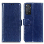 Xiaomi Redmi Note 12 Pro 4G / 11 Pro 4G (MediaTek) / Note 11 Pro 5G (Qualcomm) Crazy Horse Texture Läderfodral Magnetiskt Stängande Kortplatser Stativ Bok Stötsäkert Skydd