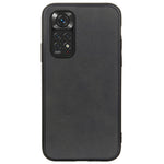 For Xiaomi Redmi Note 11 4G (Qualcomm)/Note 11S 4G Bi-color Textured PU Leather Coated TPU + PC Phone Case