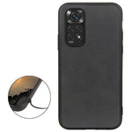 For Xiaomi Redmi Note 11 4G (Qualcomm)/Note 11S 4G Bi-color Textured PU Leather Coated TPU + PC Phone Case