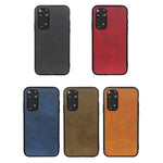 Xiaomi Redmi Note 11 4G (Qualcomm)/Note 11S 4G Tvåfärgat texturerat PU-läderbelagt TPU + PC-mobilskal