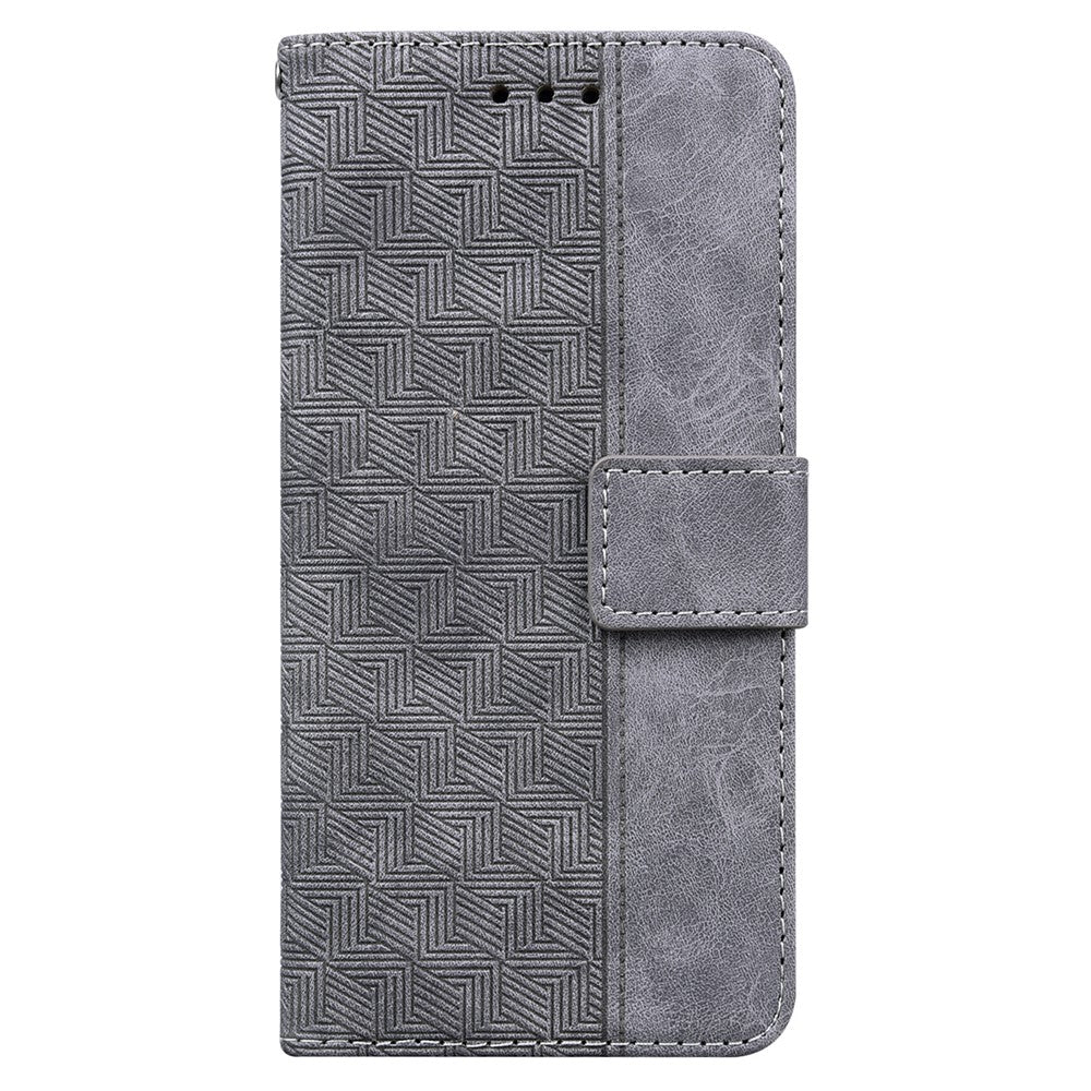 Xiaomi Redmi Note 11 4G (Qualcomm)/Note 11S 4G, vikbart stativ, tryckgeometri, PU-läder, plånboksfodral med magnetisk stängning