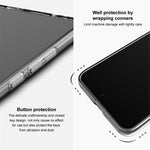 IMAK UX-5 Series Phone Case for Xiaomi Redmi Note 11 Pro 4G (MediaTek)/Note 11 Pro 5G (Qualcomm), Transparent Flexible TPU Cellphone Cover